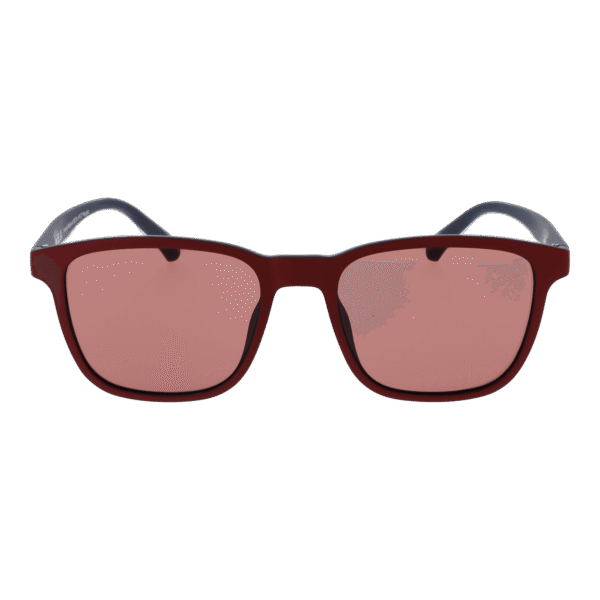 Gant Sonnenbrille GA00006 5468S – Frontansicht mit Edelstahl Rahmen und Rot Gläsern