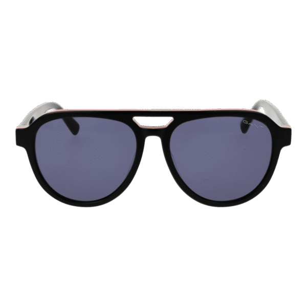 Gant Sonnenbrille GA00010 5605A – Frontansicht mit Azetat Rahmen und Grau Gläsern