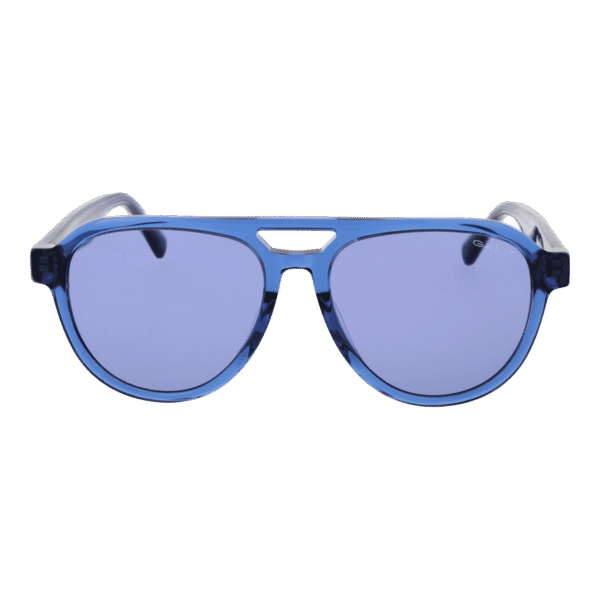 Gant Sonnenbrille GA00010 5690V – Frontansicht mit Azetat Rahmen und Blau Gläsern