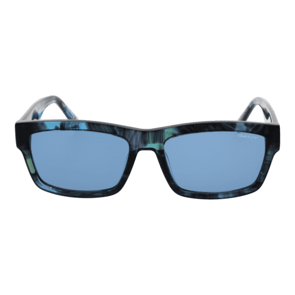 Gant Sonnenbrille GA7230 6055V – Frontansicht mit Azetat Rahmen und Blau Gläsern
