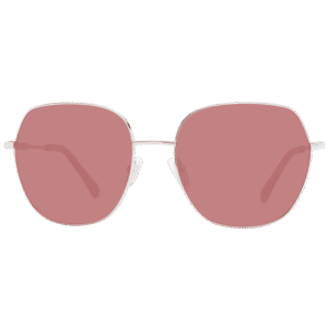 Gant Sonnenbrille GA8100 5928S – Frontansicht mit Metall Rahmen und Burgunder Gläsern