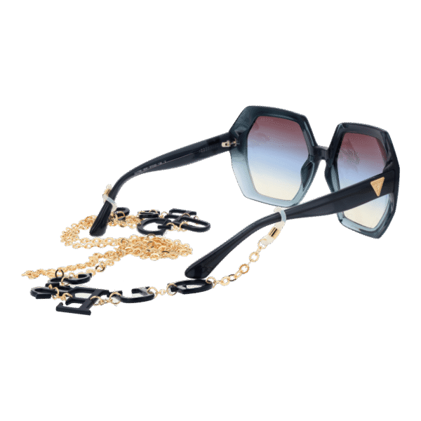 Rückansicht der Guess Sonnenbrille GU7786 5786W – Edelstahl Rahmen