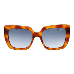 Guess Sonnenbrille GU7889 5353W – Frontansicht mit Kunststoff Rahmen und Blau Gläsern