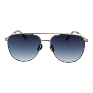 Hackett Sonnenbrille HSB924 56910 – Frontansicht mit Metall Rahmen und Blau Gläsern