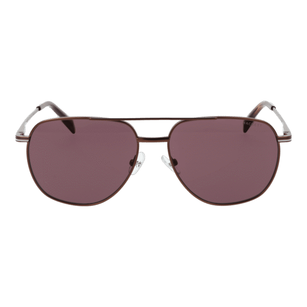 Hackett Sonnenbrille HSK1152 57100 – Frontansicht mit Metall Rahmen und Braun Gläsern