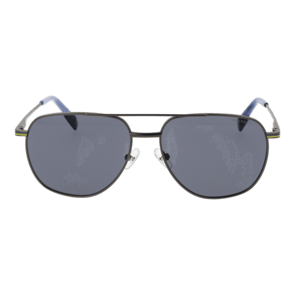 Hackett Sonnenbrille HSK1152 57900 – Frontansicht mit Metall Rahmen und Grau Gläsern