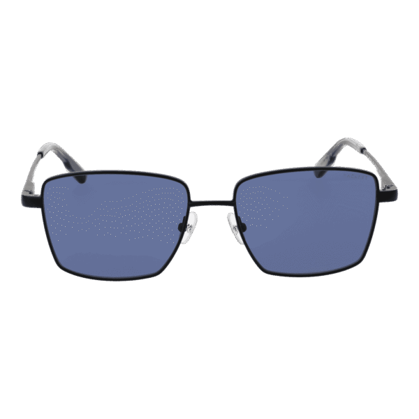 Hackett Sonnenbrille HSK1154 56001 – Frontansicht mit Metall Rahmen und Blau Gläsern
