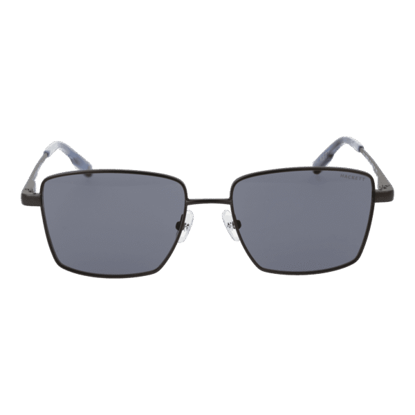 Hackett Sonnenbrille HSK1154 56917 – Frontansicht mit Metall Rahmen und Blau Gläsern