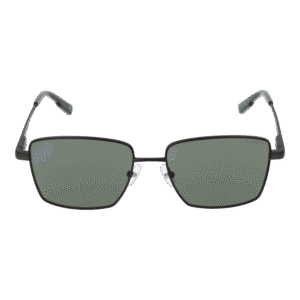 Hackett Sonnenbrille HSK1154 56951 – Frontansicht mit Metall Rahmen und Grün Gläsern