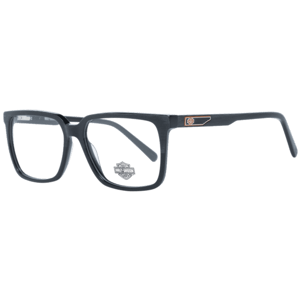 Harley-Davidson Brille HD0859 58001 – 45° Seitenansicht Harley-Davidson )} Brille HD0859 58001 in Schwarz