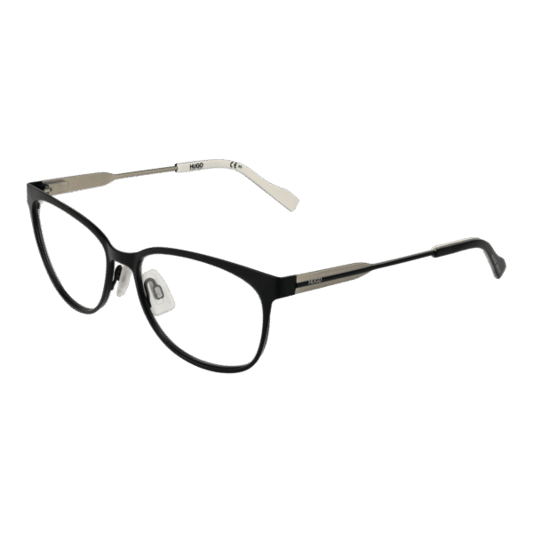 Hugo Brille HG 0233 5400316 – 45° Seitenansicht Hugo )} Brille HG 0233 5400316 in Schwarz