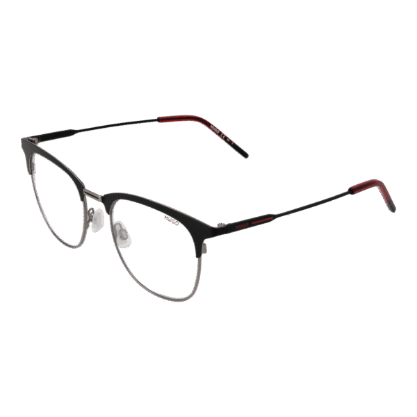 Hugo Brille HG 1208/S 52TI799 – 45° Seitenansicht Hugo )} Brille HG 1208/S 52TI799 in Schwarz