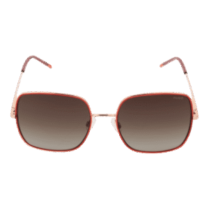 Hugo Sonnenbrille HG 1293/S 58OFYHA – Frontansicht mit Metall Rahmen und Braun Gläsern