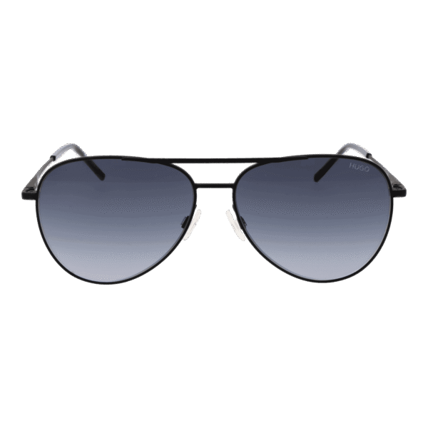 Hugo Sonnenbrille HG 1318/S 590039O – Frontansicht mit Metall Rahmen und Grau Gläsern