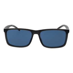 Hugo Sonnenbrille HG 1337/S 58KB7KU – Frontansicht mit Zellulosepropionat Rahmen und Blau Gläsern