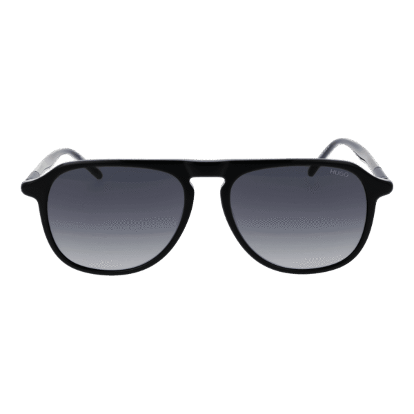 Hugo Sonnenbrille HG 1345/S 558079O – Frontansicht mit Azetat Rahmen und Grau Gläsern