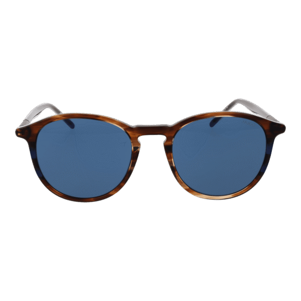 Hugo Sonnenbrille HG 1346/S 51EX4KU – Frontansicht mit Azetat Rahmen und Blau Gläsern