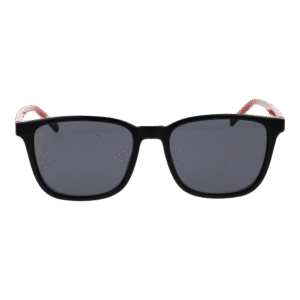 Hugo Sonnenbrille HG 1356/S 55807IR – Frontansicht mit Edelstahl Rahmen und Grau Gläsern