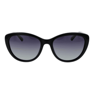 Invu Sonnenbrille B2219 55A – Frontansicht mit Kunststoff Rahmen und Grau Gläsern