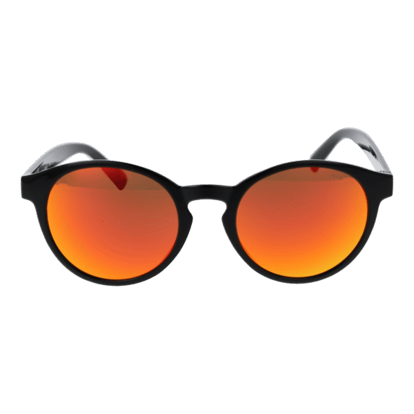 Invu Sonnenbrille B2249 51A – Frontansicht mit Kunststoff Rahmen und Orange Gläsern