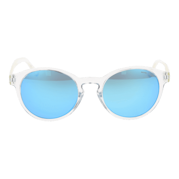 Invu Sonnenbrille B2249 51B – Frontansicht mit Kunststoff Rahmen und Orange Gläsern