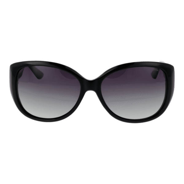 Invu Sonnenbrille B2319 59A – Frontansicht mit Kunststoff Rahmen und Grau Gläsern