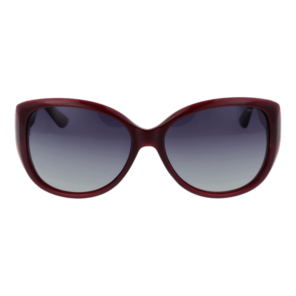 Invu Sonnenbrille B2319 59B – Frontansicht mit Kunststoff Rahmen und Grau Gläsern