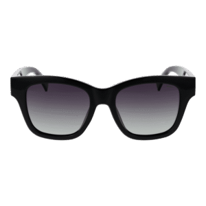 Invu Sonnenbrille B2322 51A – Frontansicht mit Kunststoff Rahmen und Grau Gläsern