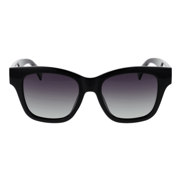 Invu Sonnenbrille B2322 51A – Frontansicht mit Kunststoff Rahmen und Grau Gläsern