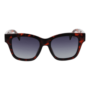 Invu Sonnenbrille B2322 51B – Frontansicht mit Kunststoff Rahmen und Grau Gläsern