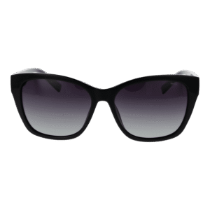 Invu Sonnenbrille B2330 57A – Frontansicht mit Kunststoff Rahmen und Grau Gläsern