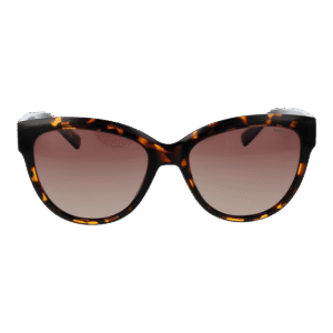 Invu Sonnenbrille B2331 56B – Frontansicht mit Kunststoff Rahmen und Braun Gläsern