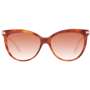 Jimmy Choo Sonnenbrille AXELLE/G/S 560UCHA – Frontansicht mit Kunststoff Rahmen und Orange Gläsern