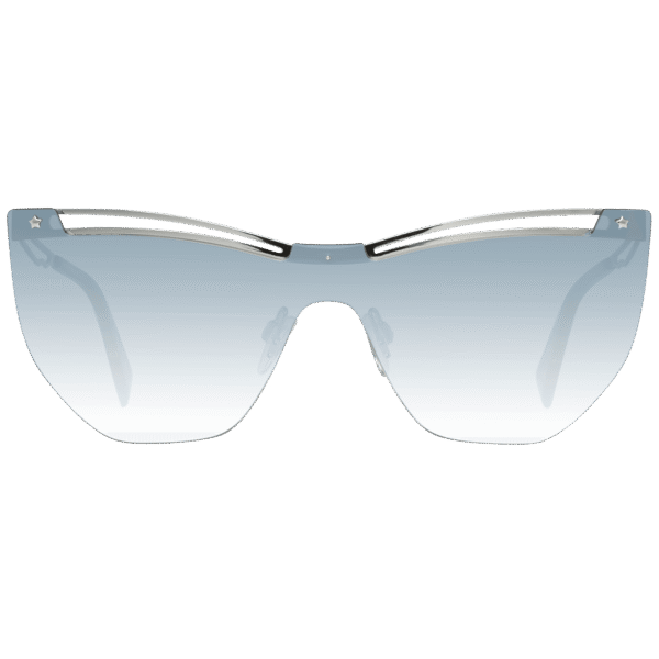 Just Cavalli Sonnenbrille JC841S 13816B – Frontansicht mit Metall Rahmen und Türkis Gläsern