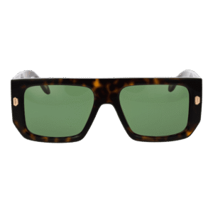 Just Cavalli Sonnenbrille SJC022 560722 – Frontansicht mit Zellulose Azetat Rahmen und Grün Gläsern