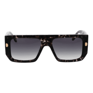 Just Cavalli Sonnenbrille SJC022 56096N – Frontansicht mit Zellulose Azetat Rahmen und Grau Gläsern