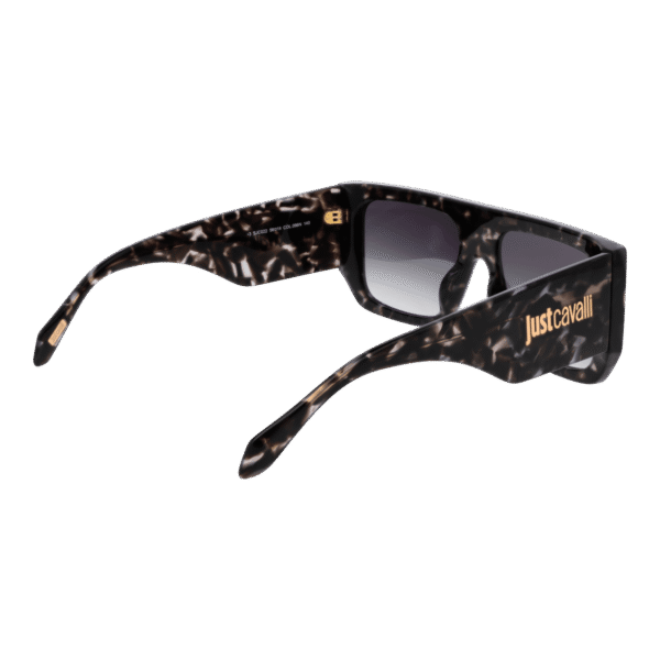 Rückansicht der Just Cavalli Sonnenbrille SJC022 56096N – Zellulose Azetat Rahmen