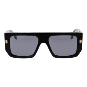 Just Cavalli Sonnenbrille SJC022 56700X – Frontansicht mit Zellulose Azetat Rahmen und Grau Gläsern