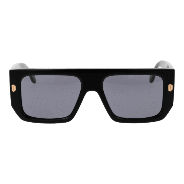 Just Cavalli Sonnenbrille SJC022 56700X – Frontansicht mit Zellulose Azetat Rahmen und Grau Gläsern