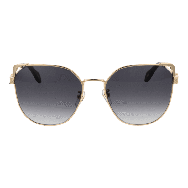 Just Cavalli Sonnenbrille SJC042 580300 – Frontansicht mit Metall Rahmen und Grau Gläsern