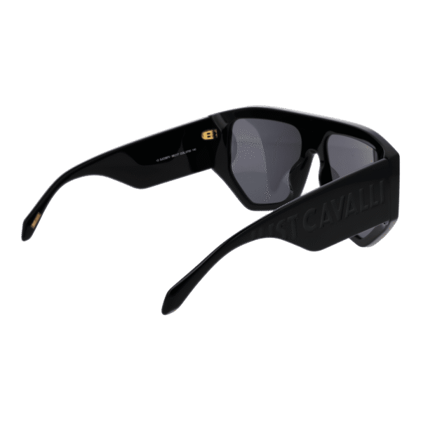 Rückansicht der Just Cavalli Sonnenbrille SJC097V580700 – Zellulose Azetat Rahmen