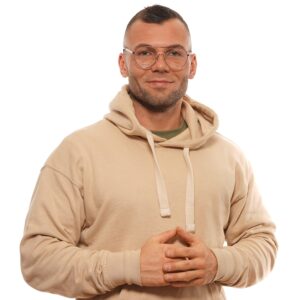 Frontansicht der Liebeskind Brille 11054-00335 54 – Rahmen Edelstahl