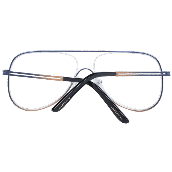 Frontansicht der Liebeskind Brille 11055-00470 57 – Rahmen Edelstahl