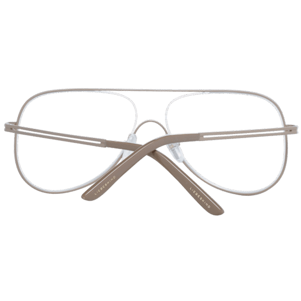 Frontansicht der Liebeskind Brille 11055-00700 57 – Rahmen Edelstahl