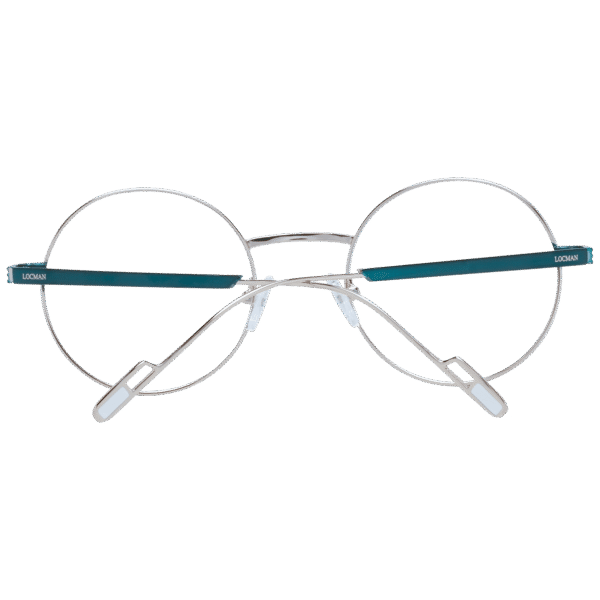 Frontansicht der Locman Brille LOCV001 51GRN – Rahmen Metall