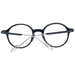 Frontansicht der Locman Brille LOCV002 48BLK – Rahmen Azetat & Metall