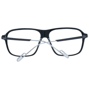 Frontansicht der Locman Brille LOCV003 58BLK – Rahmen Azetat & Metall