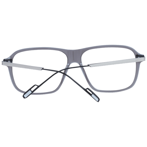 Frontansicht der Locman Brille LOCV003 58GRY – Rahmen Azetat & Metall