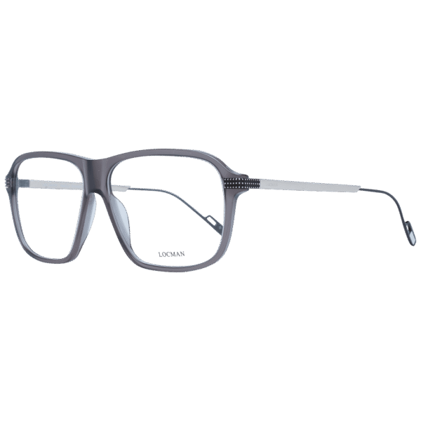 Locman Brille LOCV003 58GRY – 45° Seitenansicht Locman )} Brille LOCV003 58GRY in Grau