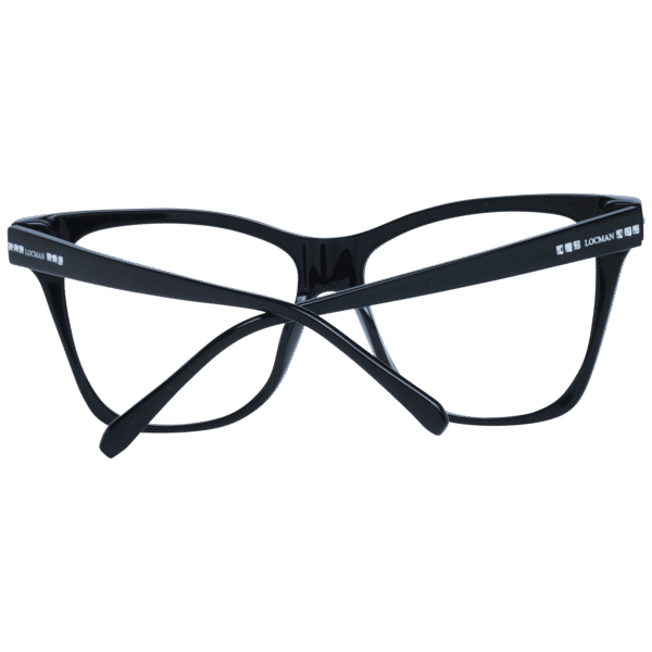 Frontansicht der Locman Brille LOCV008STR 59BLK – Rahmen Azetat & Swarovski-Element